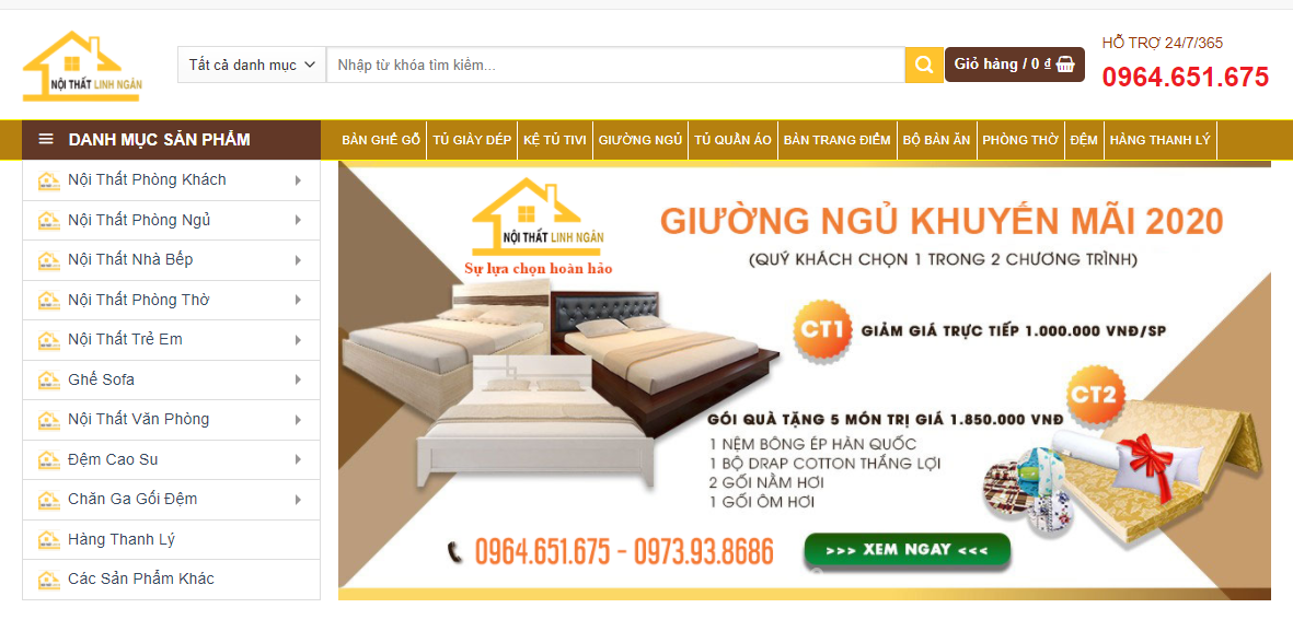 Nội thất gỗ cao cấp Linh Ngân Hà Nội