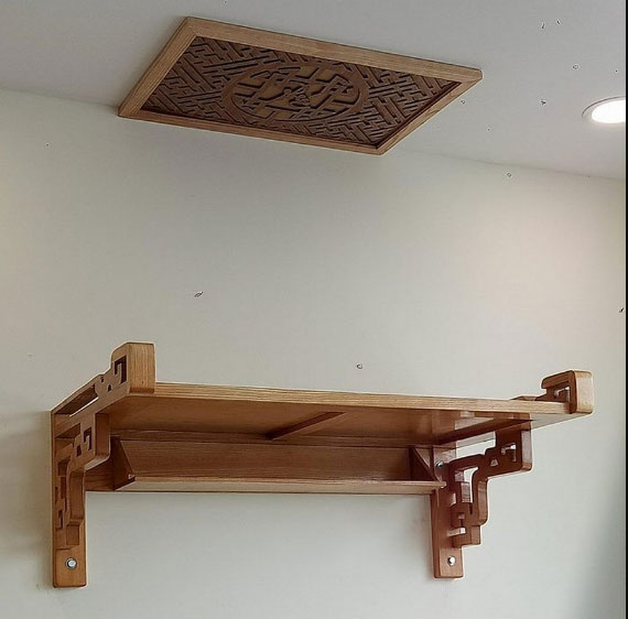 Mẫu bàn thờ gắn tường 1