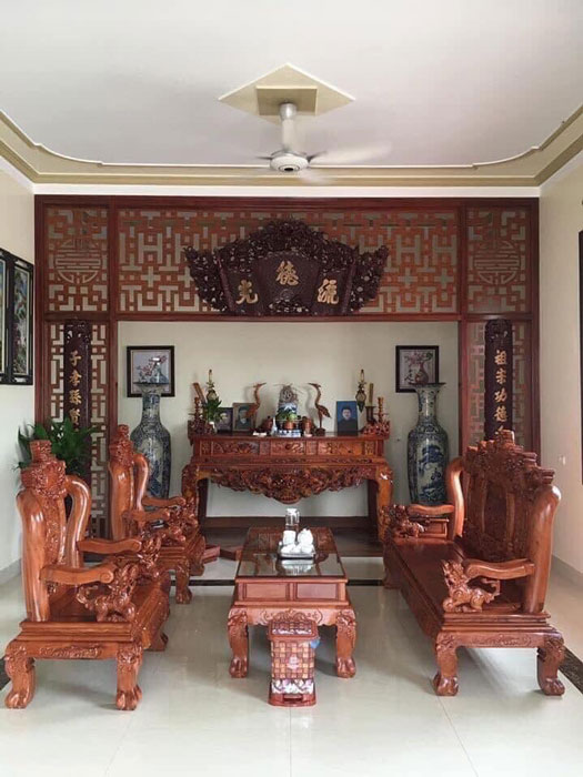 Mẫu nội thất phòng thờ mới 26