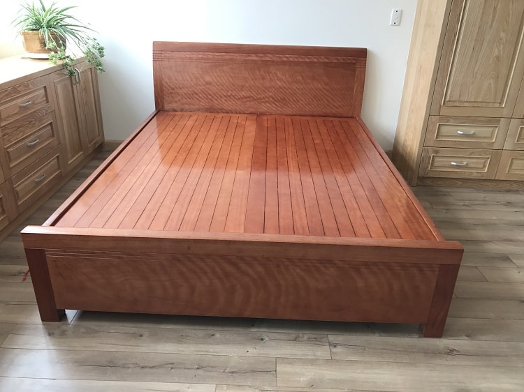 giường gỗ xoan đào